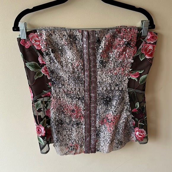 Byron Lars bustier top size 8 - Picture 1 of 8